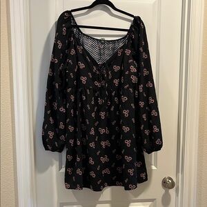 Wild Fable Black Floral Dress